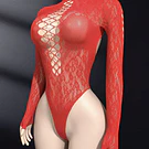 Body animal print rojo
