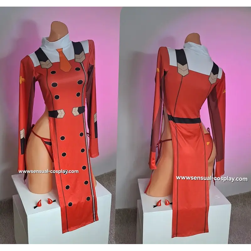 Zero two vestido+ pinzas