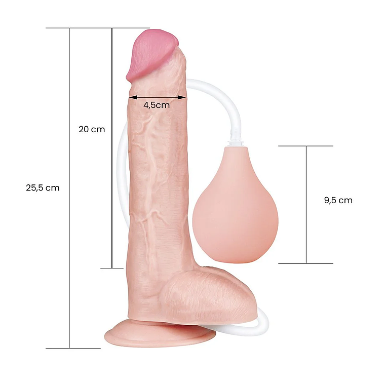 Dildo Eyaculador Squirt Extreme 25cm 2