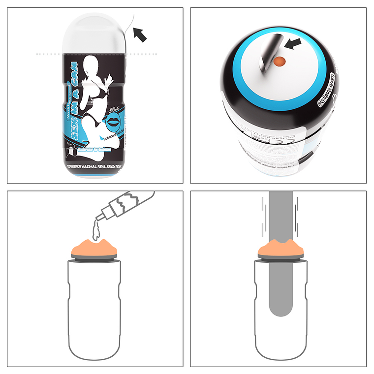 Masturbador Masculino BOCA LOVETOY 3