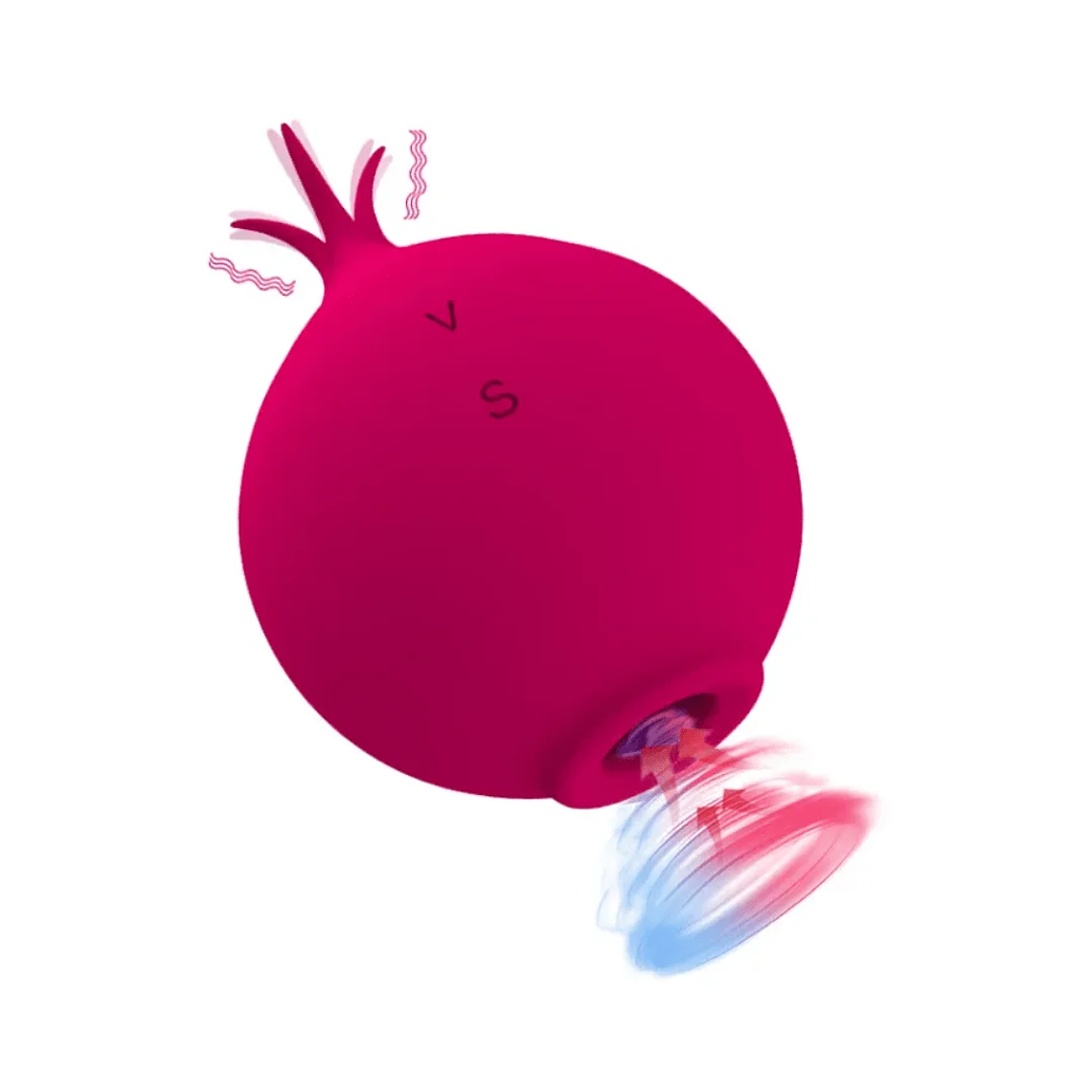 Vibrador y succionador Granate 3