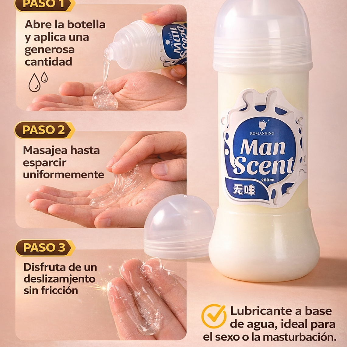 Lubricante Imitación Semen Man Scent 200ml  4