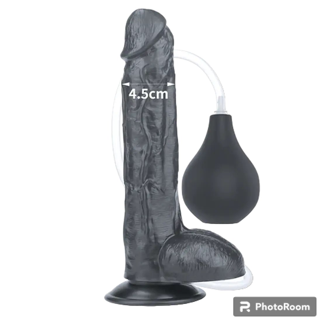 Dildo Eyaculador Squirt Extreme 25cm (Negro) 2