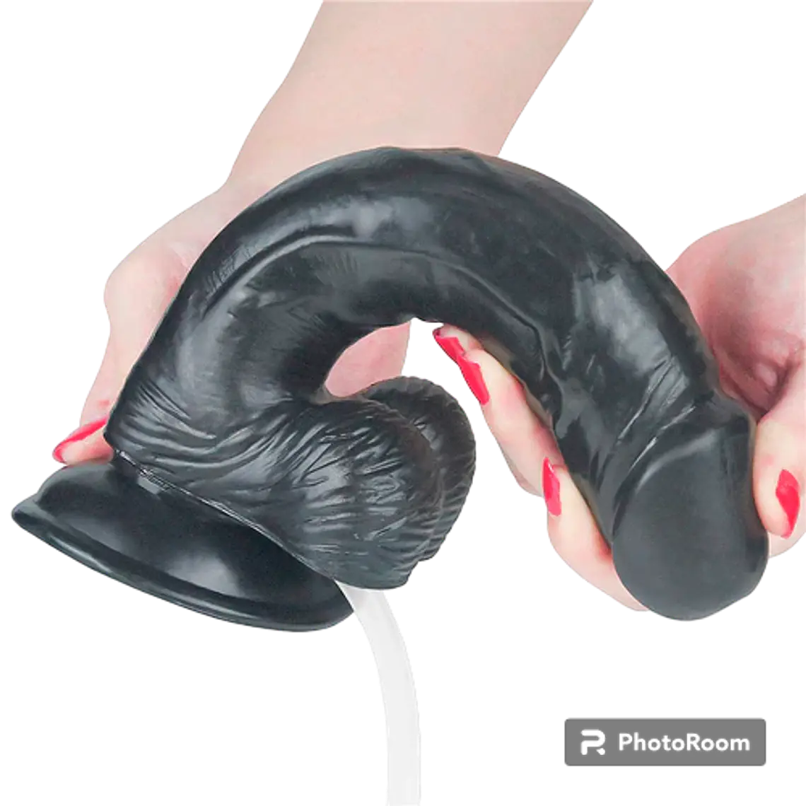 Dildo Eyaculador Squirt Extreme 25cm (Negro) 4