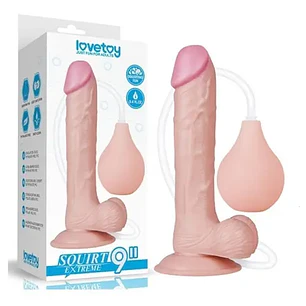 Dildo Eyacula Realista Bota Liquido Pene Consolador Venas 9
