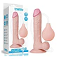 Dildo Eyacula Realista Bota Liquido Pene Consolador Venas 9