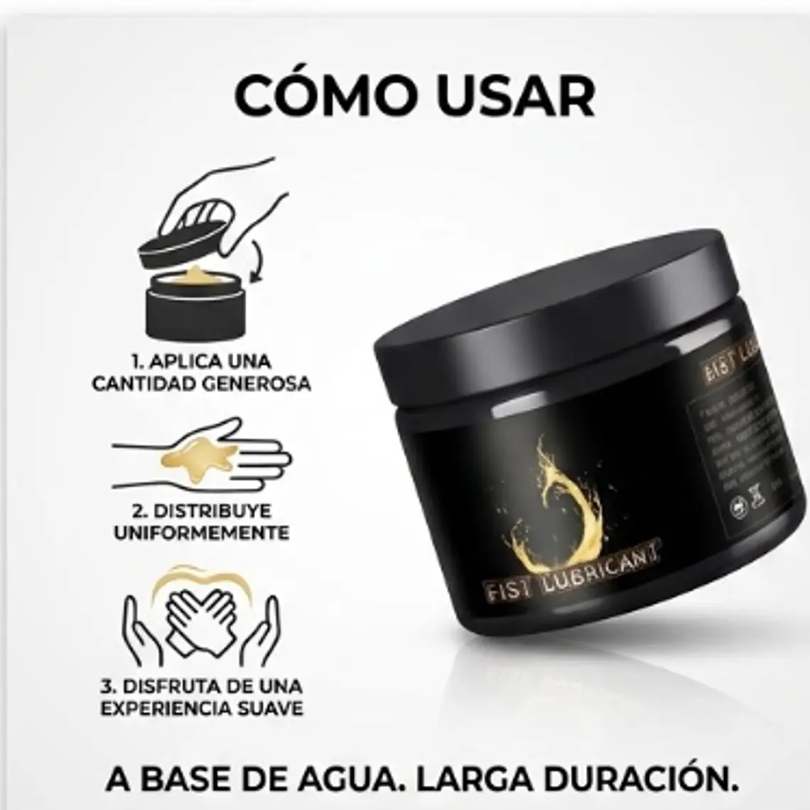 Lubricante anal con Efecto calmante para Fisting (150ml) 3