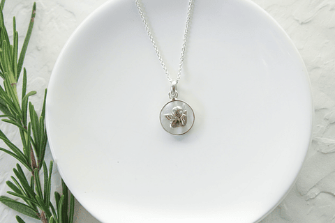 Collar Querubín con nácar