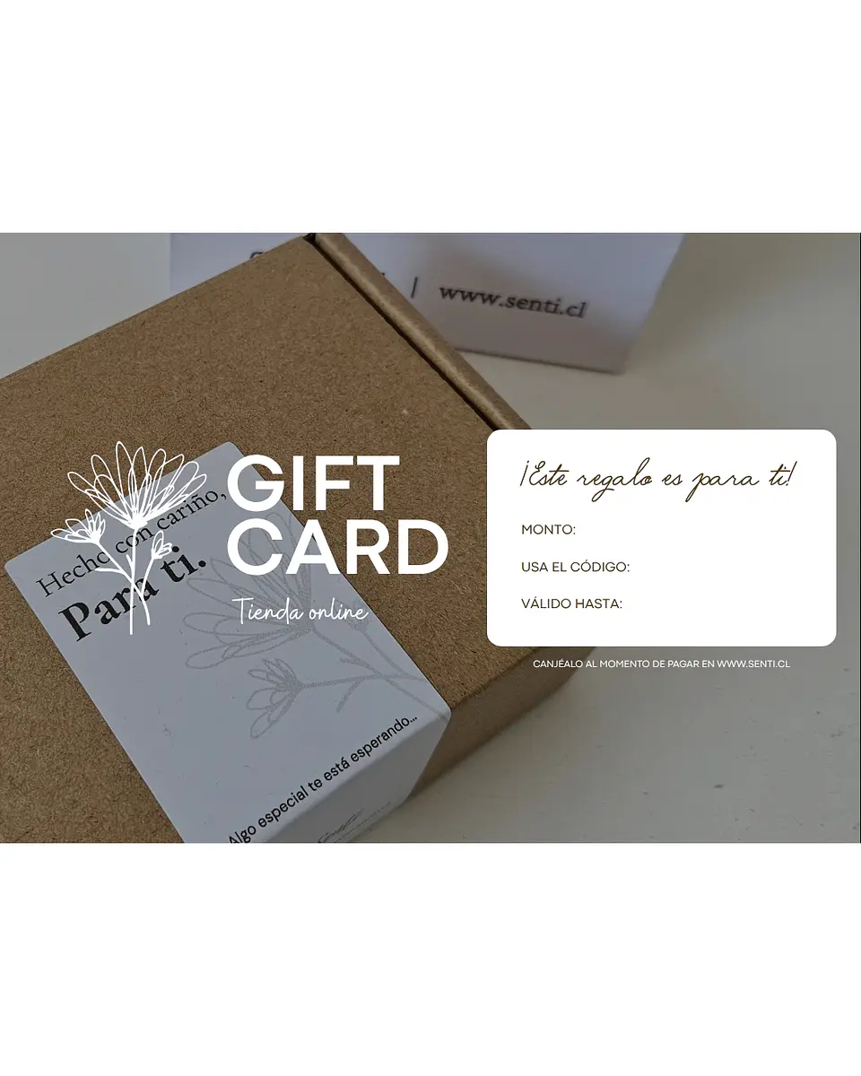 Gift Card - Tienda online 2