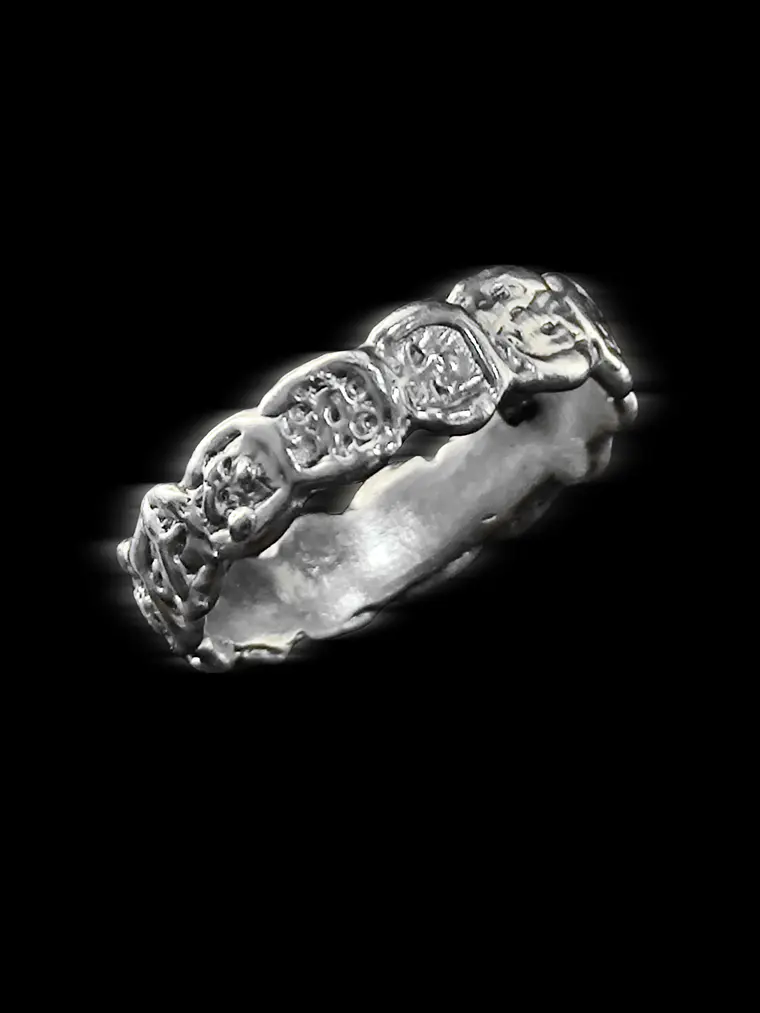 Anillo Monedas de Plata M 3