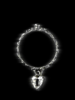 Anillo Pepita y Charm de Corazón