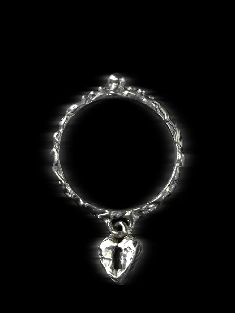 Anillo Pepita y Charm de Corazón 2