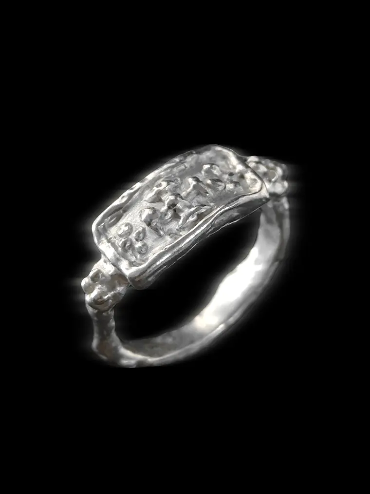 Anillo 3 cruces de Plata 1