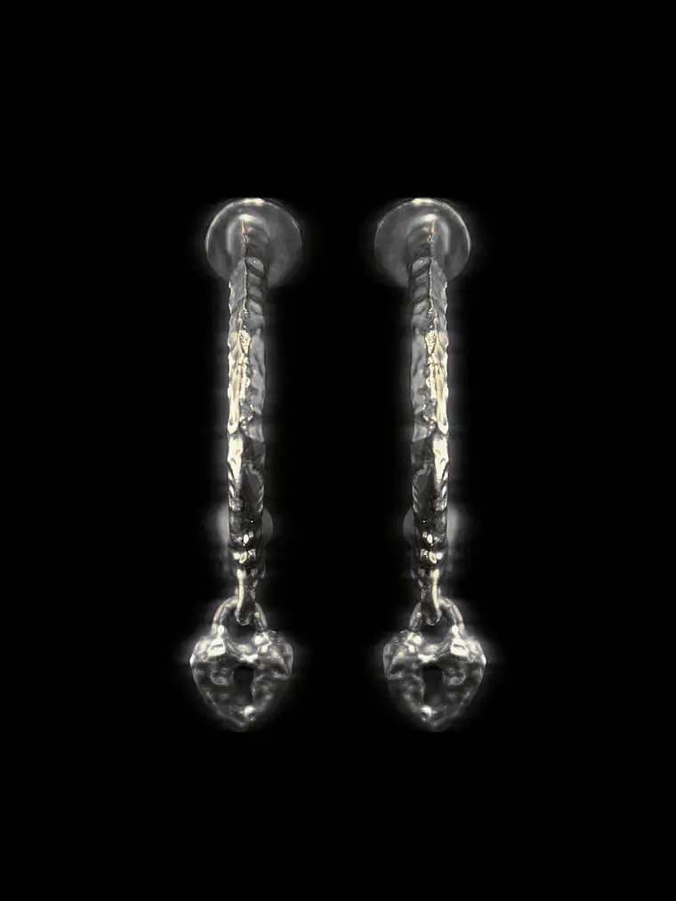 Aros Charm Corazón 4