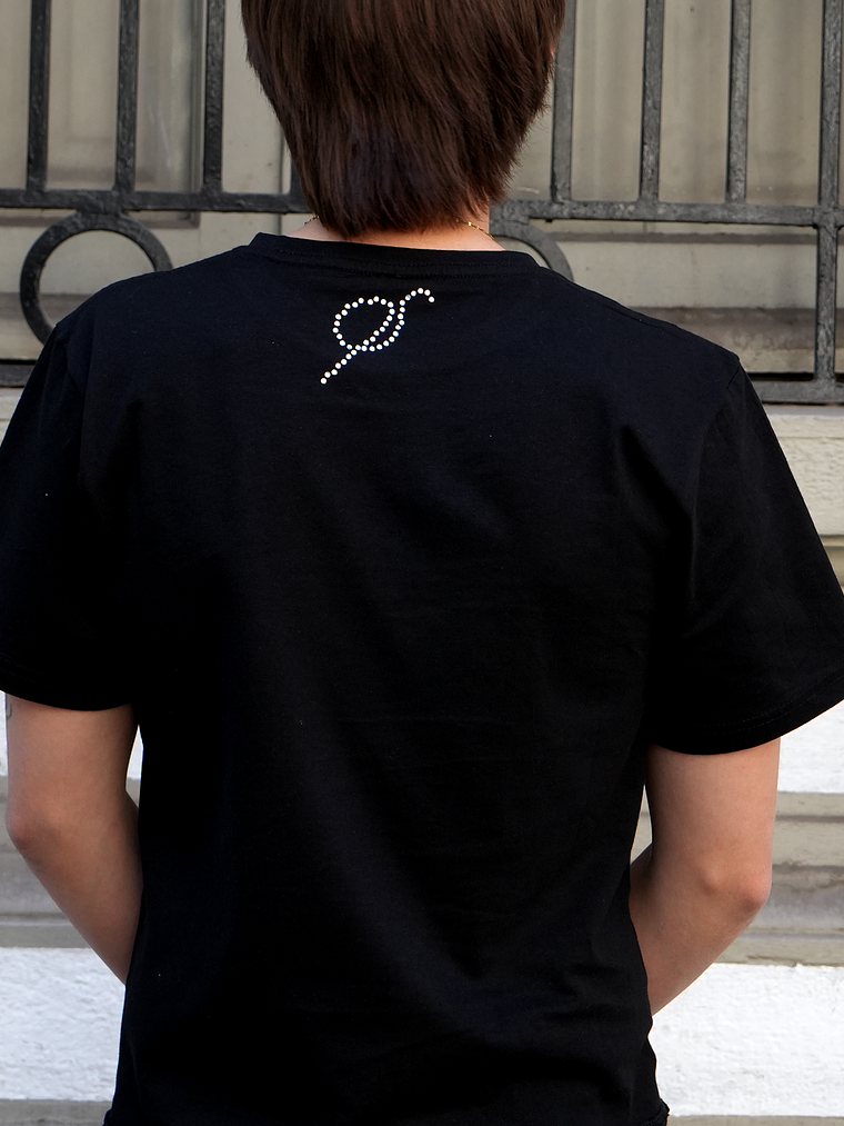 Crystal Tee Black 2