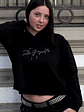 Crystals Crop Hoodie - Miniatura 1
