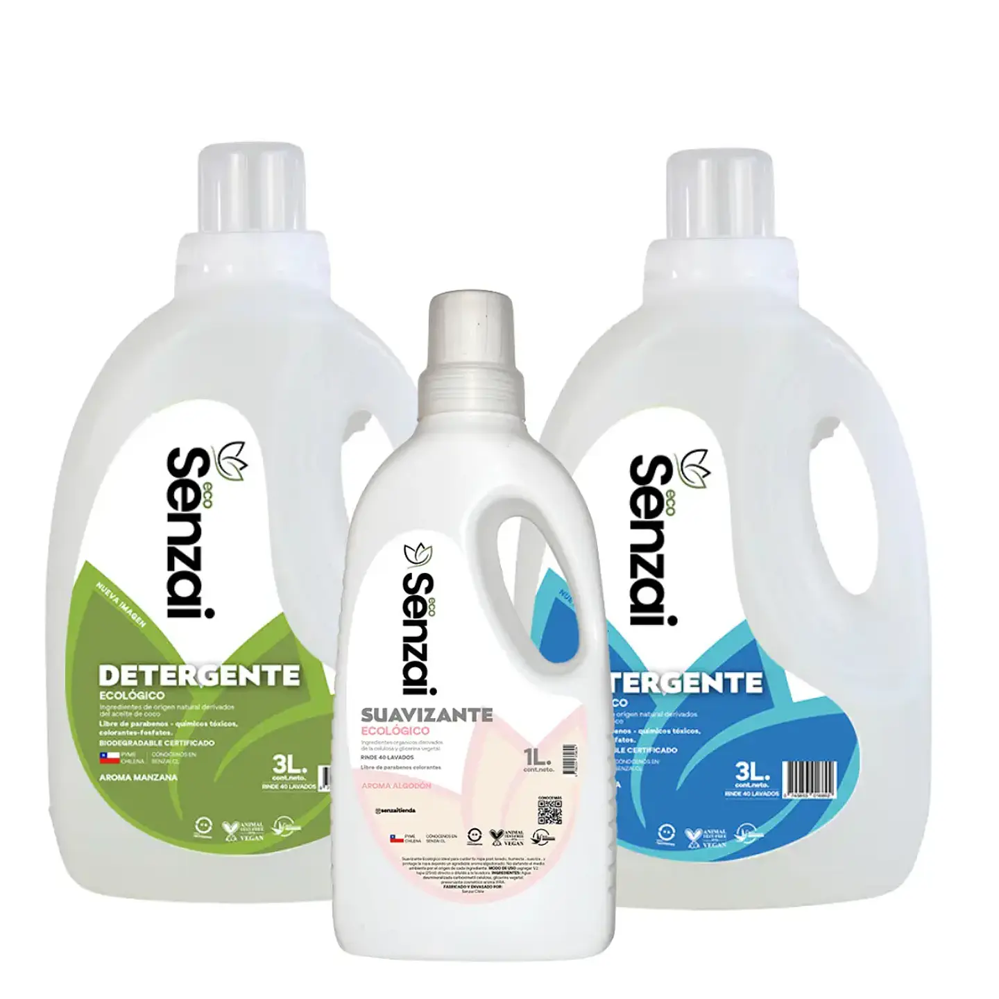 PACK 2 DETERGENTES 1 SUAVIZANTE 4