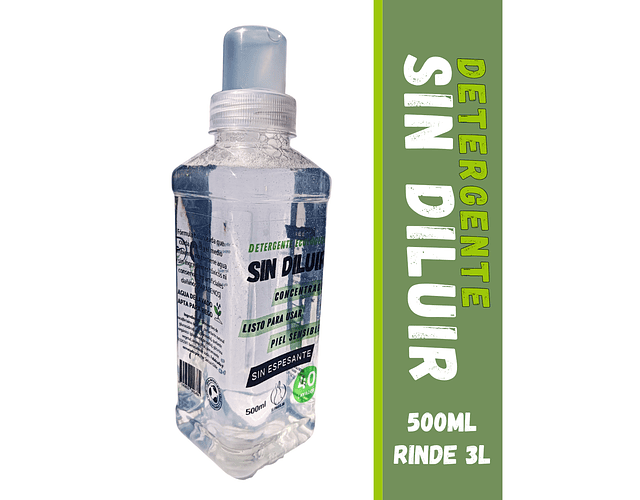 PACK DETERGENTE 3L + 500ML