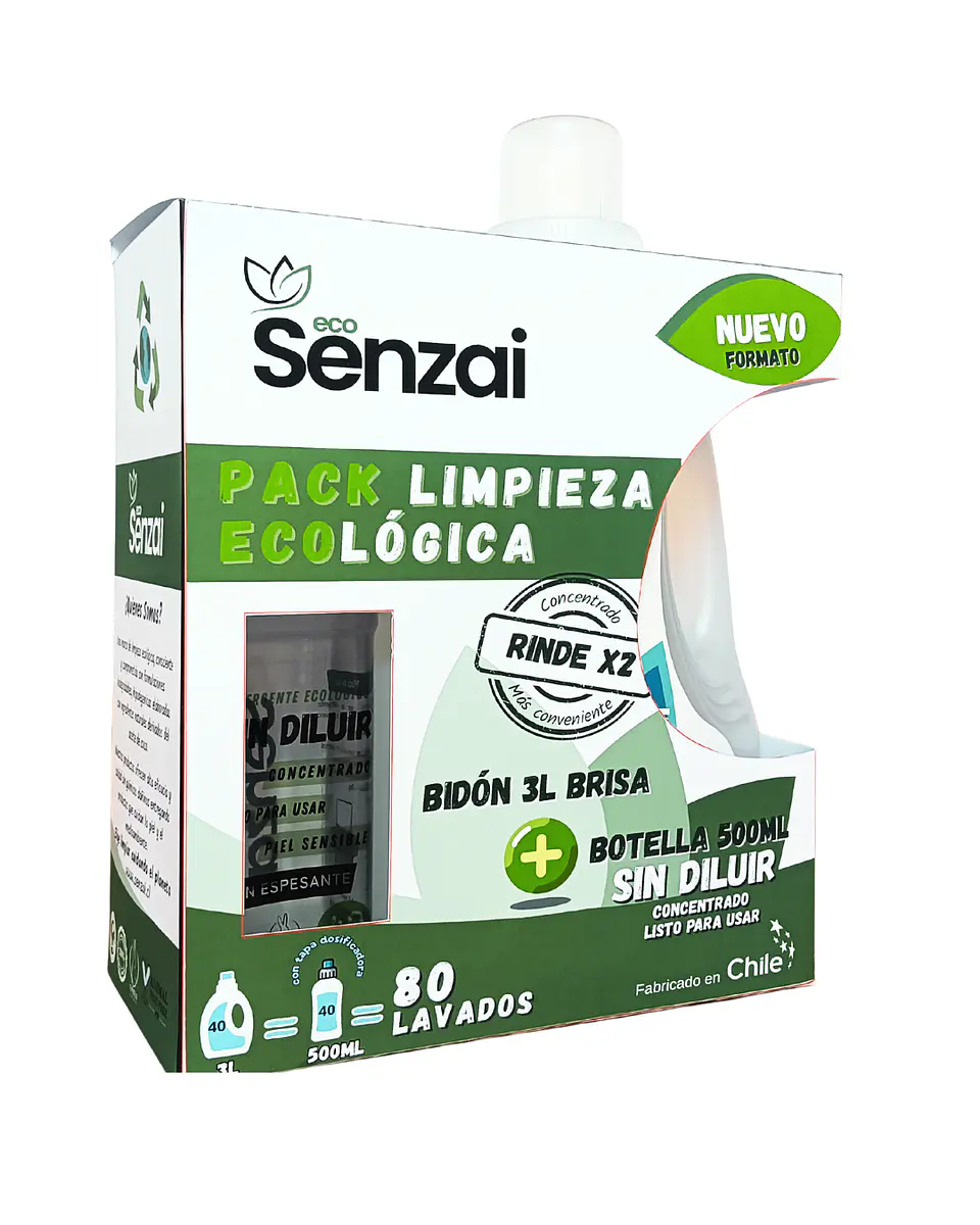 PACK DETERGENTE 3L + 500ML 3