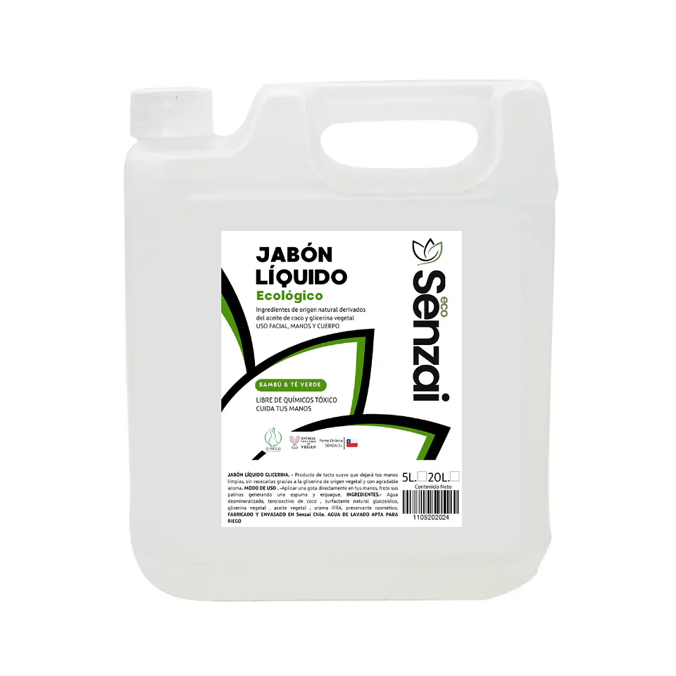 JABÓN GLICERINA LÍQUIDO | RECARGA 5L 2