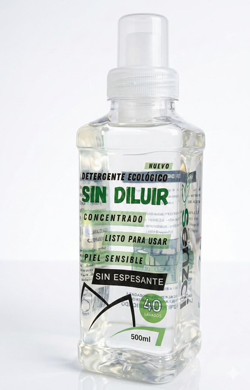 DETERGENTE ECOLÓGICO SIN DILUIR