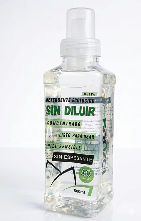 DETERGENTE ECOLÓGICO SIN DILUIR