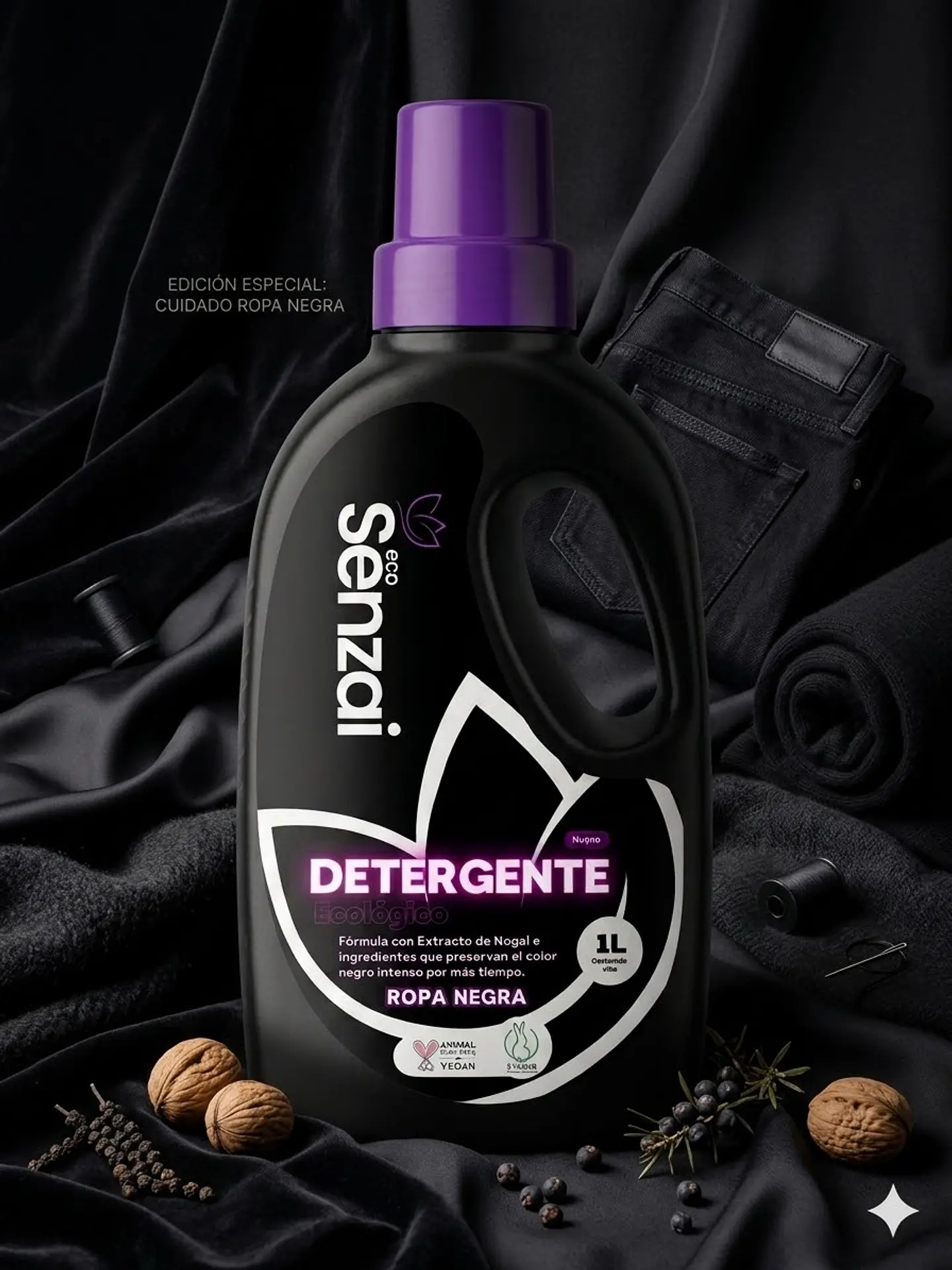 DETERGENTE ECOLÓGICO ROPA NEGRA 7