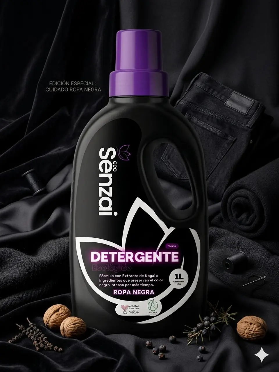 DETERGENTE ECOLÓGICO ROPA NEGRA 7