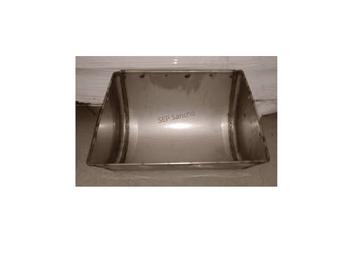 Comedouro Estampado Fundo - Inox