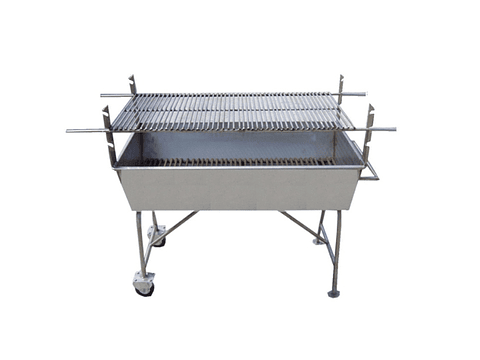 Assador com grelha inox