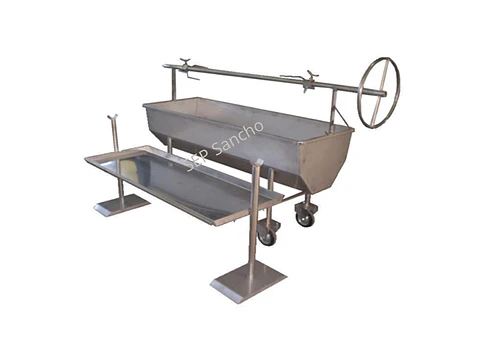 Assadeira de espeto em inox