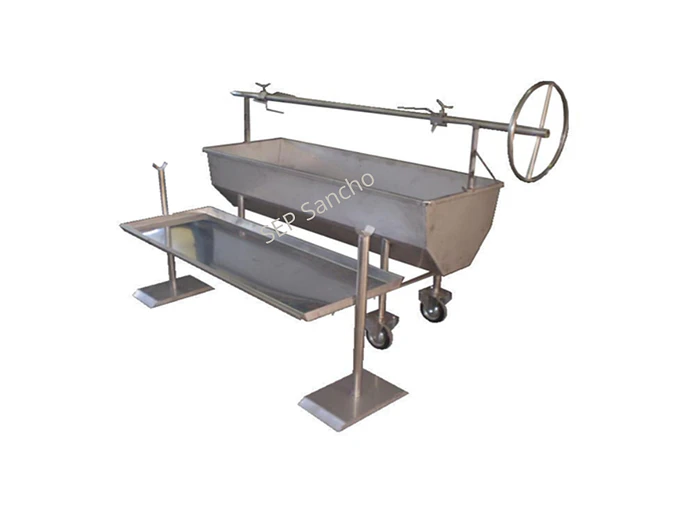 Assadeira de espeto em inox 1