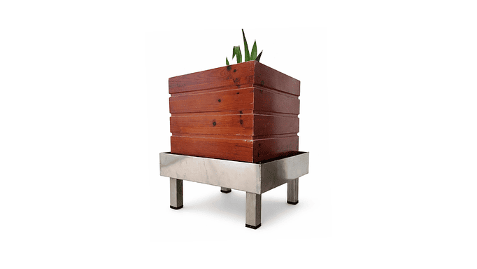 Suporte em inox - Vaso / Floreira 1