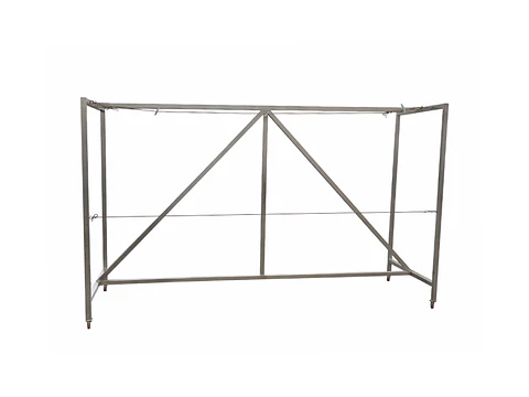 Estendal de chão em inox com rodas