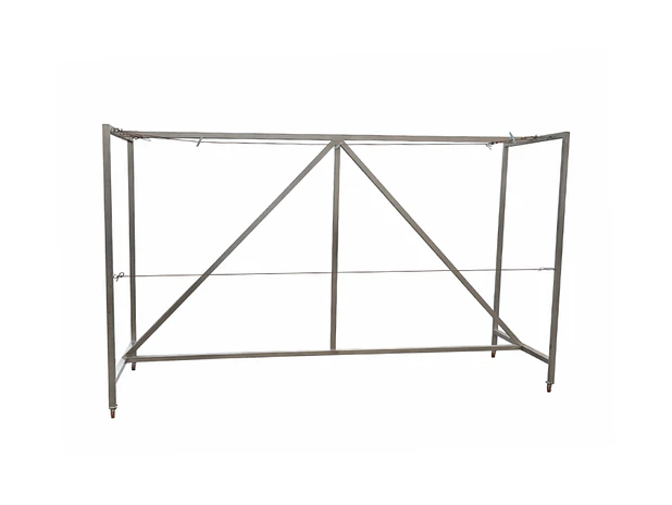 Estendal de chão em inox com rodas 1