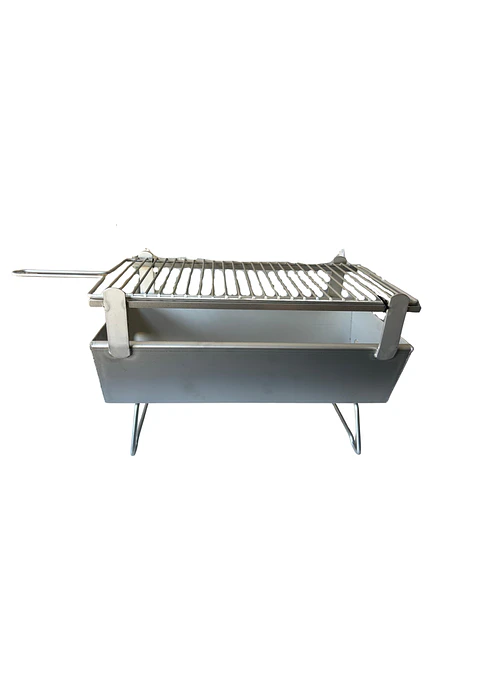 Grelhador com grelha inox - média