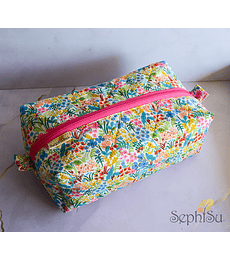 Estuche Neceser VIP - Flores Vivas Multicolor