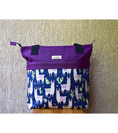 Bolso Rosie Premium VIP - Llama Army Azul Morado