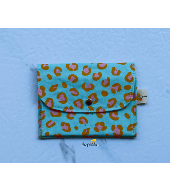 Estuche Porta Cables - Print Verde Agua