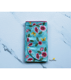 Estuche Crochet - Flores Hawai