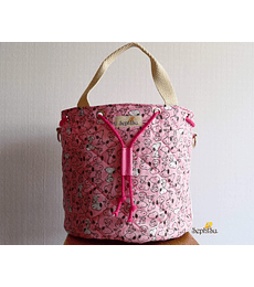 Bolso Rosie Circular - Snoopy Rosa