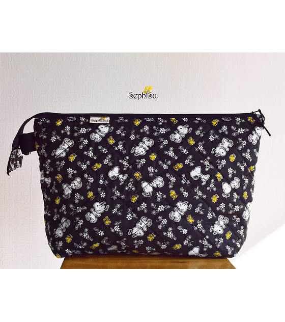 Multiuso Colosal Vip - Snoopy Floral Negro