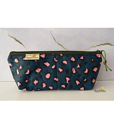 Estuche Doc - Print Verde Rosa