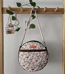 Bolso Snare Drum - Flor Africana Mezclilla