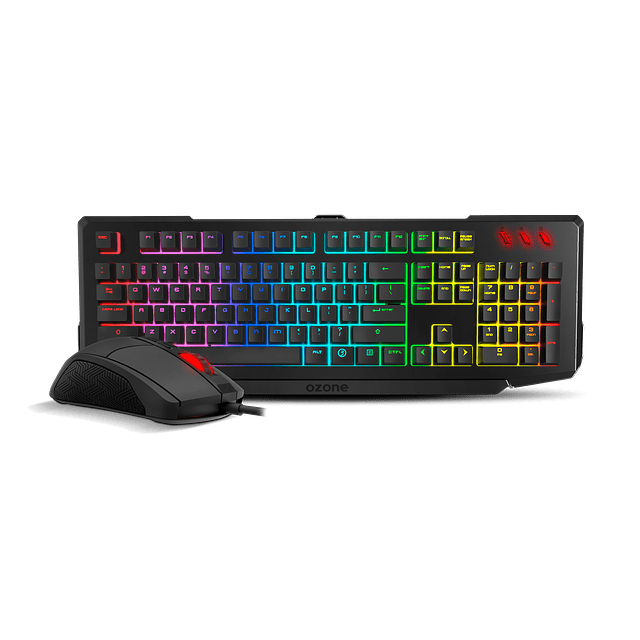 Kit Gamer Teclado y Mouse OZONE DOUBLE TAP