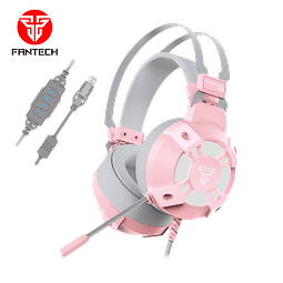 Audífonos Gamer FANTECH CAPTAIN HG11 sakura edition