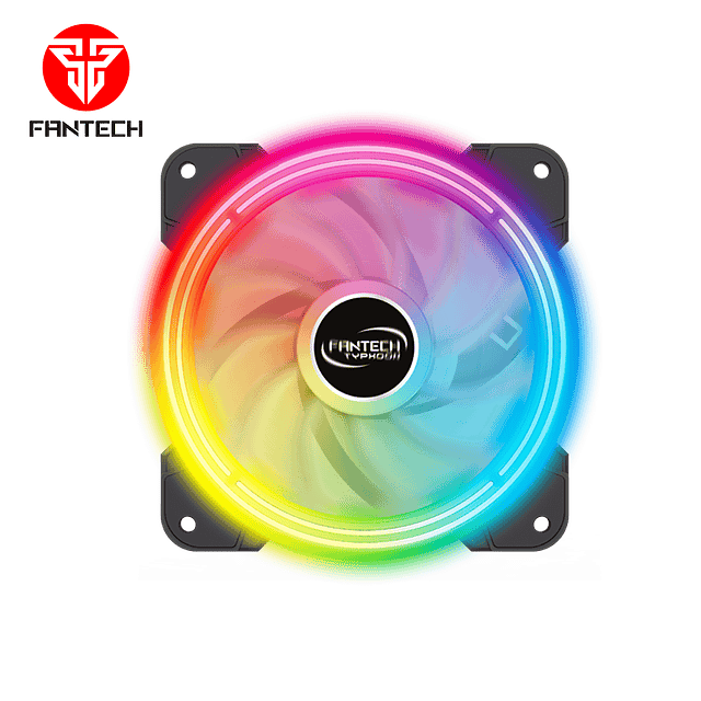 Ventiladores RGB FANTECH TYPHOON x3