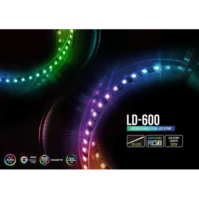 TIRA LED LD 600 RAIDMAX ARGB 