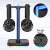 Soporte de Audifono GAMENOTE BLACK RGB