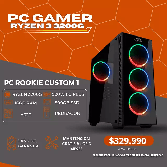 PC GAMER RYZEN 3 3200G